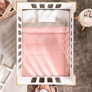 Pink Velvet Texture Reversible Comforter